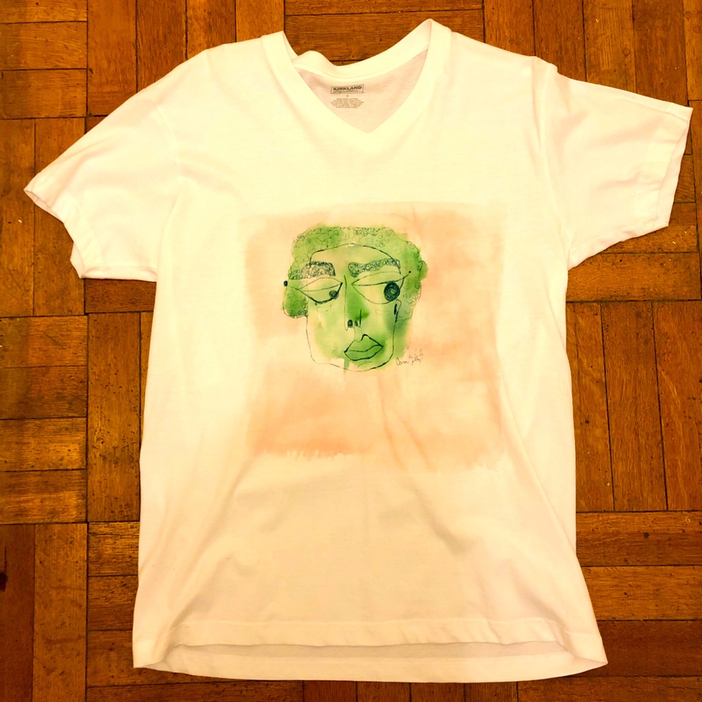 Hand-painted Face Tee